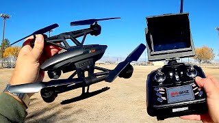 Still from JXD 509G FPV Drone Flight Test Review